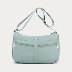 Solid Nylon Crossbody Bag for School & Travel – Simple & Stylish Purse