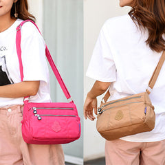 Urban Casual Crossbody Bag for Women – Lightweight Nylon Cloth Mother Bag