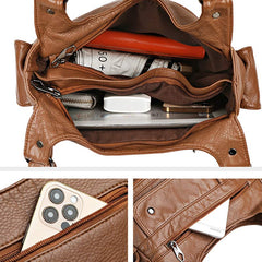 Women Handbags and Purse – Large Double Compartment Hobo Bag Tote