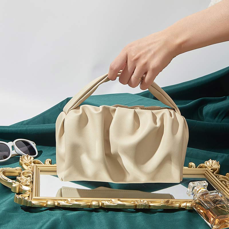 Soft PU Leather Dumpling Cloud Handbag – Women’s Top Handle Hobo Bag Clutch - VOTVO