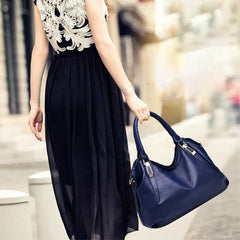 Women's Leather Tote Shoulder Bag | Top - Handle Satchel Hobo Purse - VOTVO