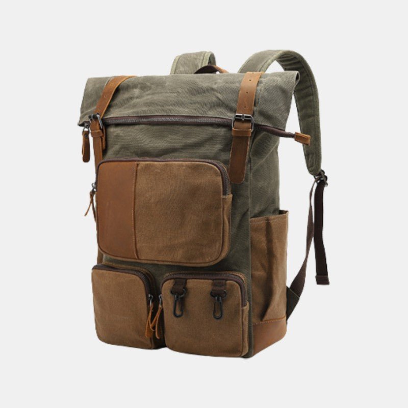 Vintage Canvas Backpack | Travel Laptop Backpack for Men & Women | School & College Backpack - VOTVO