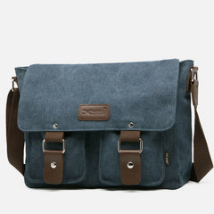 Messenger Bag for Men – Large Capacity Canvas Shoulder Bag for Casual & Daily Use - VOTVO
