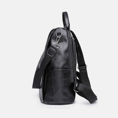 Women’s Leather Convertible Backpack Purse – Anti - Theft Travel Daypack & Shoulder Bag - VOTVO