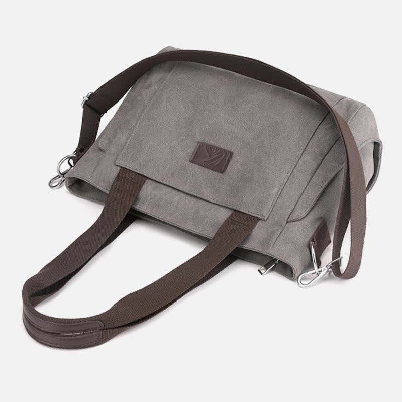 Women's Canvas Tote Shoulder Handbag – Casual Crossbody Purse Work Bag - VOTVO