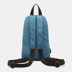 Canvas Sling Bag für Damen – Kleiner Sling-Rucksack, Umhängetasche