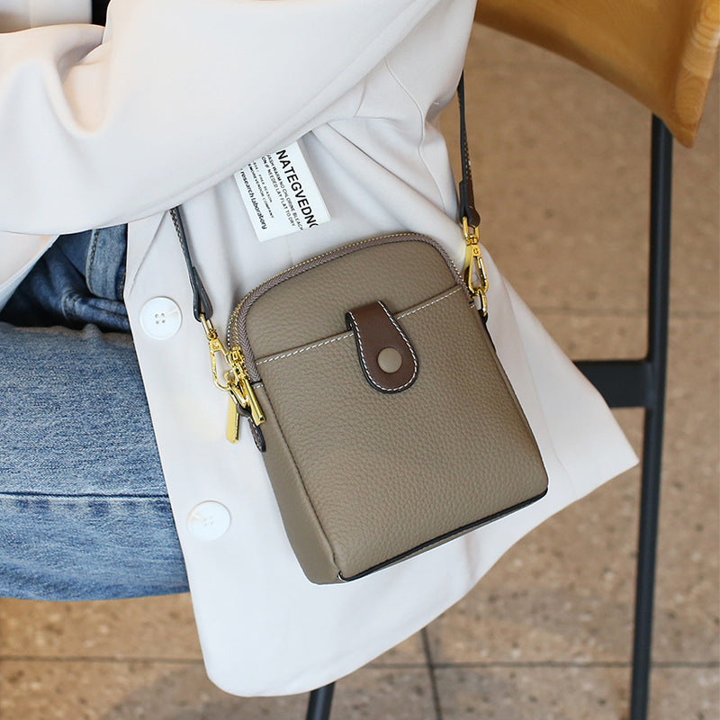 Borsa a tracolla Charlotte in vera pelle