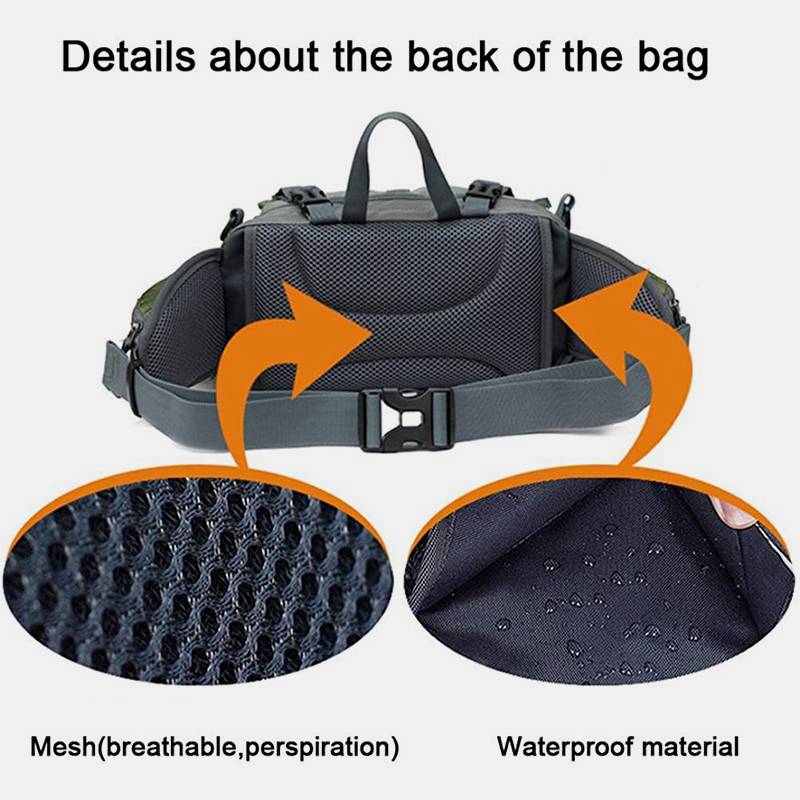Riñonera de viaje impermeable 3 en 1: multifuncional y de gran capacidad para actividades al aire libre