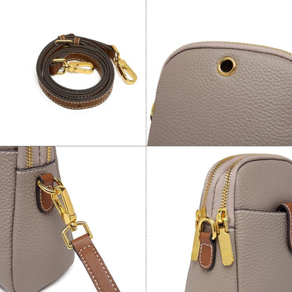 Borsa a tracolla Charlotte in vera pelle