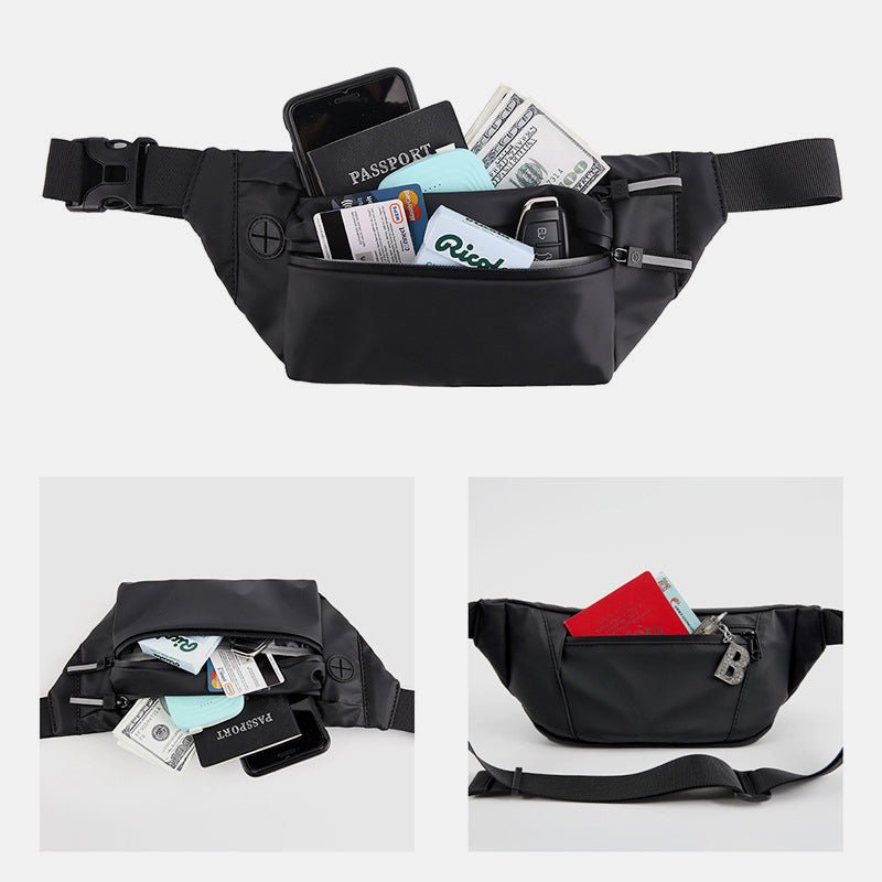 Waterproof Waist Bag for Men & Women – Large Chest Sling Bag with Adjustable Strap - VOTVO