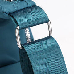 Crossbody Plaid Nylon Tote Bag for Women – Multi-Pocket Waterproof Purse