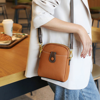 Borsa a tracolla Charlotte in vera pelle