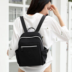 Women’s Nylon Backpack with Small Coin Purse – Casual Travel Daypack Handbag