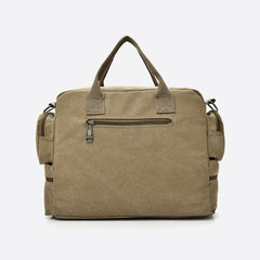 Messenger Bag for Men – Casual Canvas Multi-Pocket Crossbody Bag with Adjustable Strap