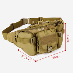Waterproof Large Capacity Tactical Travel Waist Bag – Durable and Spacious for Any Adventure