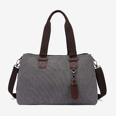 Triple Compartment Canvas Tote Handbag | Multifunction Casual Crossbody Shoulder Purse