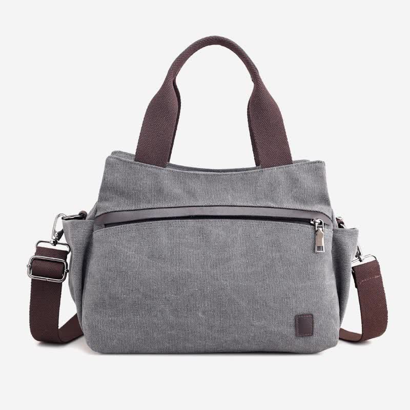 Women's Canvas Hobo Handbag – Multi - Pocket Shoulder Tote & Crossbody Bag - VOTVO