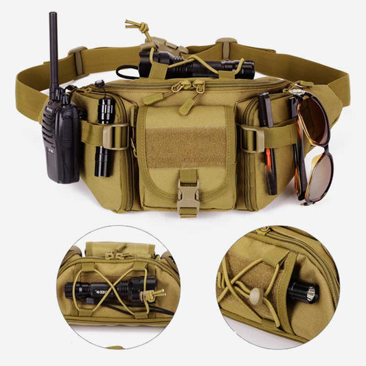 Waterproof Large Capacity Tactical Travel Waist Bag – Durable and Spacious for Any Adventure