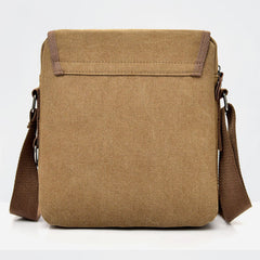 Retro Canvas Messenger Bag for Men – Crossbody Shoulder Bag for Business & Travel