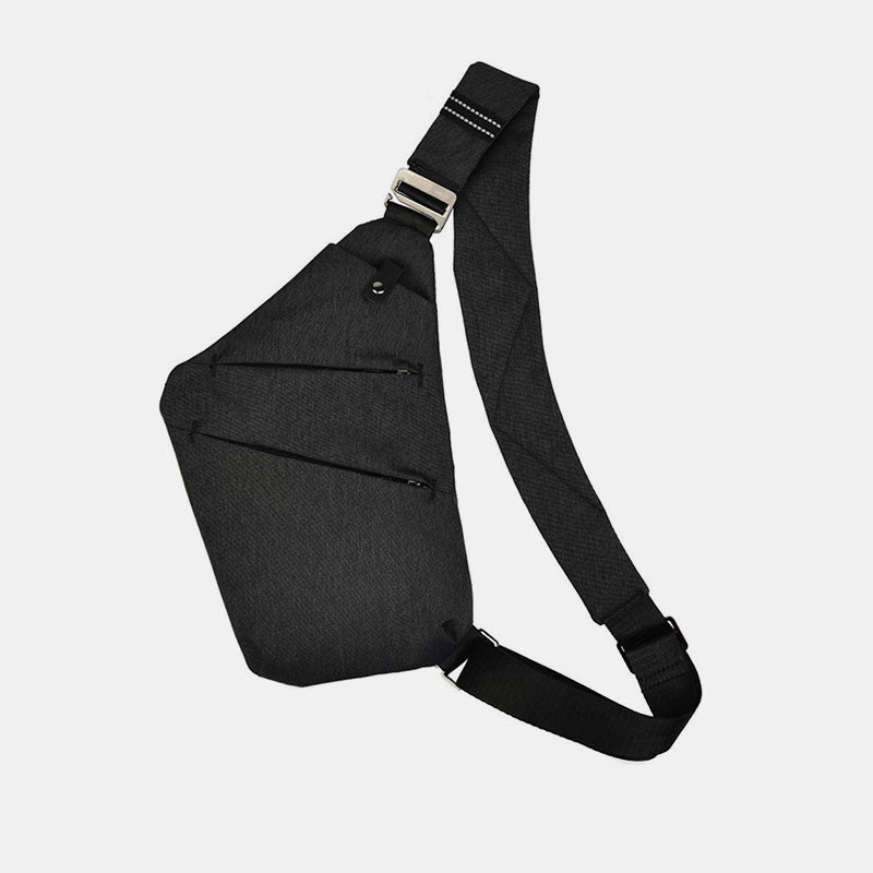 Borsa a tracolla antifurto impermeabile per uomo - Elegante borsa a tracolla da petto