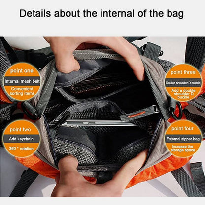 Riñonera de viaje impermeable 3 en 1: multifuncional y de gran capacidad para actividades al aire libre