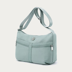 Solid Nylon Crossbody Bag for School & Travel – Simple & Stylish Purse