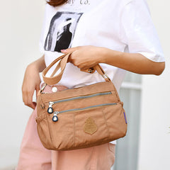 Urban Casual Crossbody Bag for Women – Lightweight Nylon Cloth Mother Bag