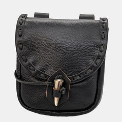 Renaissance Belt Pouch Holster - EDC Leather Waist Bag Cosplay Coin Purse - VOTVO