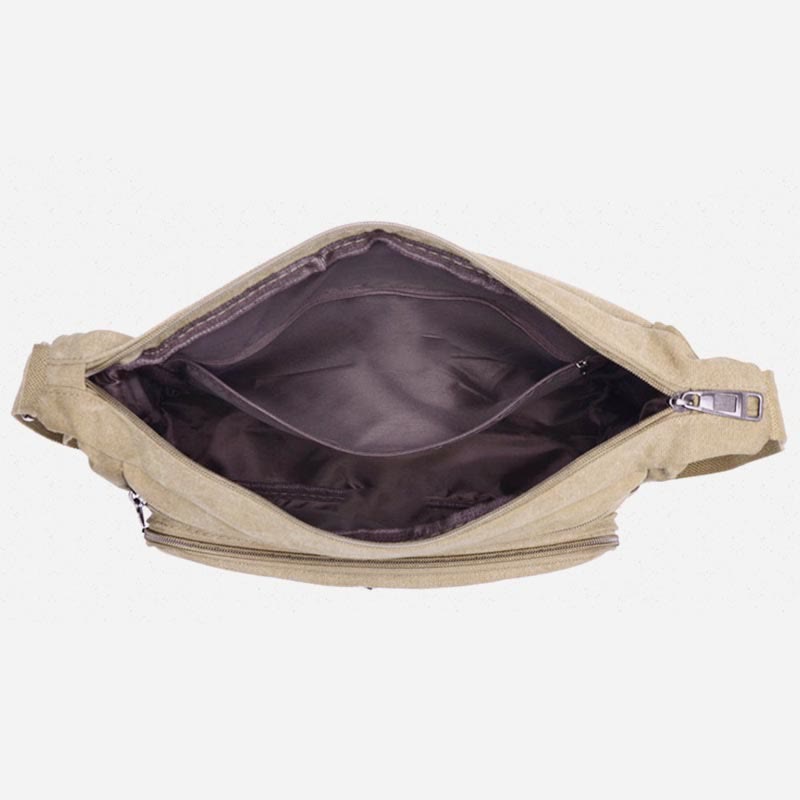 Borsa a tracolla da uomo | Borsa a tracolla vintage in tela per esterni