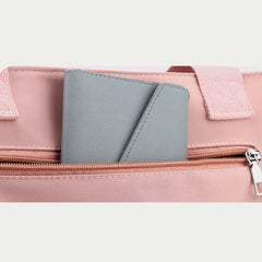 Minimalistic Nylon Tote Bag for Women – Large Handbag for School & Fitness