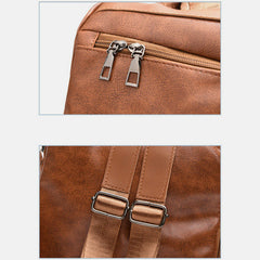 Women's Anti-theft Leather Backpack – Stylish & Secure Travel Handbag