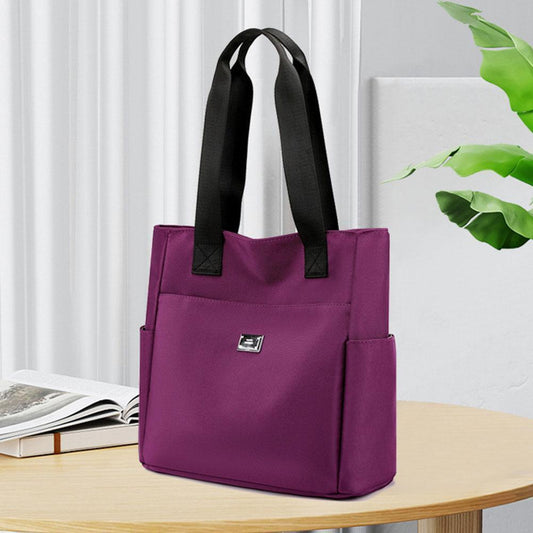 Lightweight, waterproof nylon shoulder bag