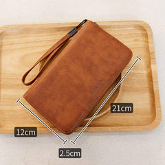 Women's RFID Blocking Zip Around Wallet - Large Long Wristlet Clutch - VOTVO