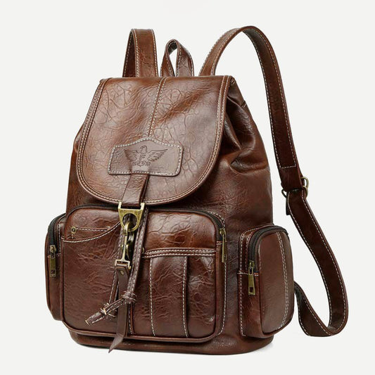 Vegan Leather Backpack for Women – Vintage Casual Daypack Purse for Ladies & Girls - VOTVO
