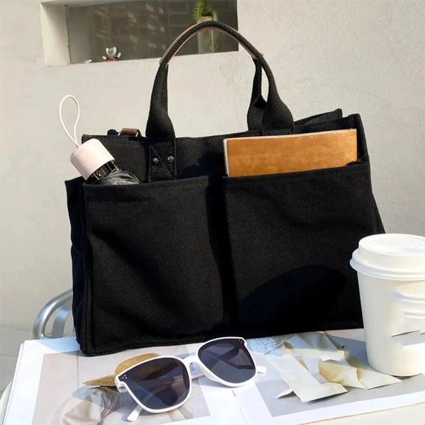 Utility Canvas Tote/Shoulder Bag for Daily Life - VOTVO