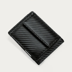 Minimalist Multi - Slot Bifold Card Holder RFID Blocking Wallet with Cash Clip - VOTVO