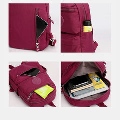 Multifunctional Waterproof Casual Sling Bag Backpack for Women