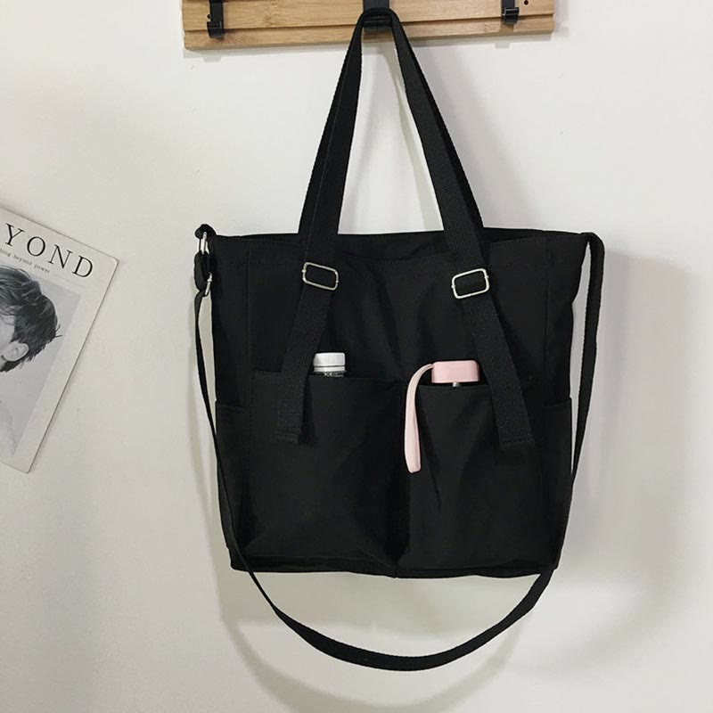 Waterproof Canvas Tote Bag for Women – Large Capacity Crossbody & Shoulder Bag for Students - VOTVO