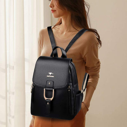 Zaino da donna – Borsa da viaggio multitasche in pelle PU