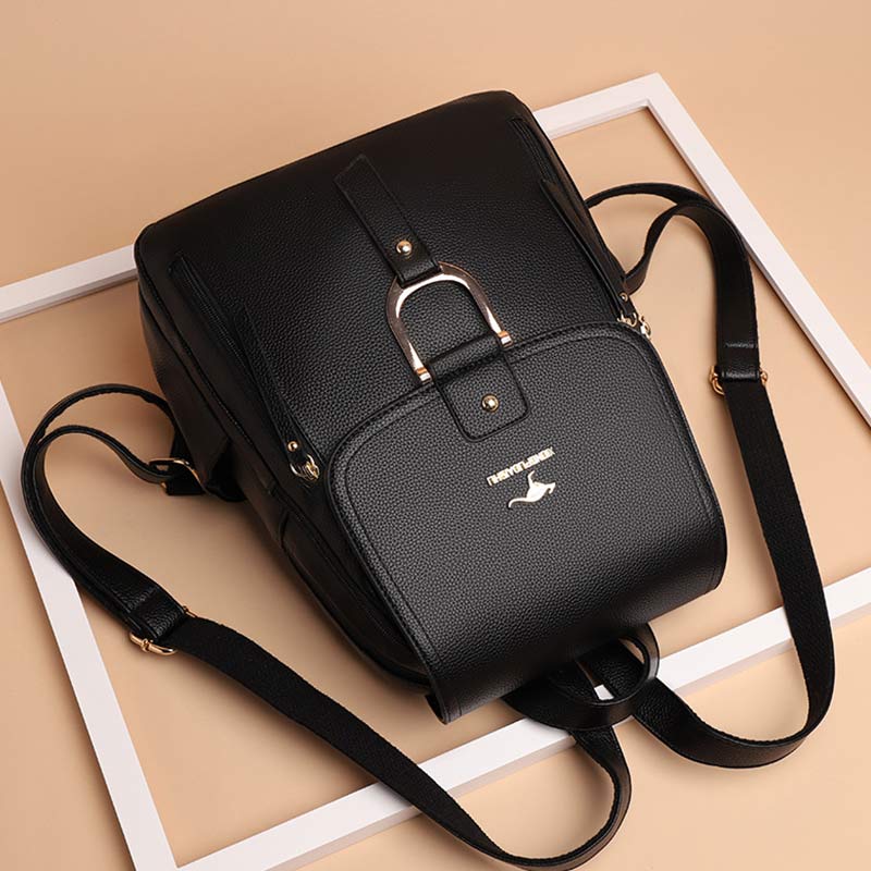 Zaino da donna – Borsa da viaggio multitasche in pelle PU