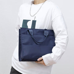 Unisex Lightweight Multi-Pocket Waterproof Tote Bag – Ideal for Daily Use, Travel & Business