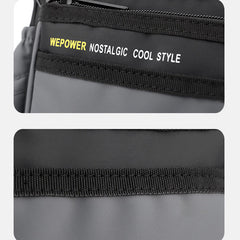 Klassische Reisetasche für Herren – Robustes Nylon, große Umhängetasche