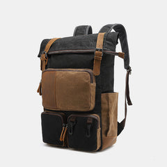 Vintage Canvas Backpack | Travel Laptop Backpack for Men & Women | School & College Backpack
