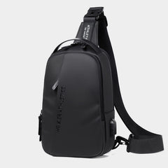 Waterproof Sling Bag for Men – Multi - Functional Chest Bag with USB Charging Port for Hiking, Cycling, and Travel - VOTVO