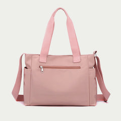 Minimalistic Nylon Tote Bag for Women – Large Handbag for School & Fitness