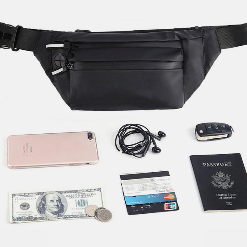 Waterproof Waist Bag for Men & Women – Large Chest Sling Bag with Adjustable Strap - VOTVO