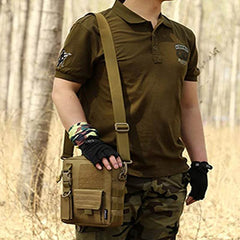 Waterproof Casual Outdoor Messenger Bag for Men – Adjustable Strap, Zipper Closure - VOTVO