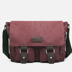 Messenger Bag for Men – Large Capacity Canvas Shoulder Bag for Casual & Daily Use