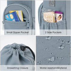 Water Bottle Carrying Case for Outing Sports – Crossbody Canvas Bag - VOTVO