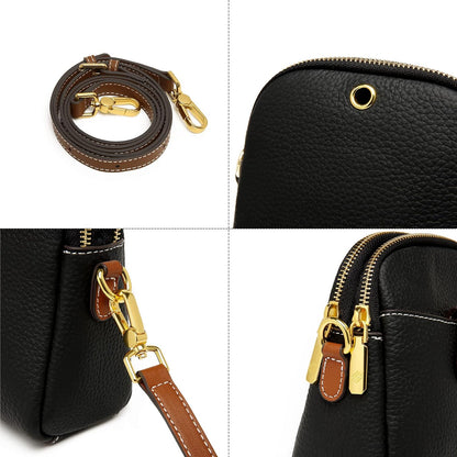 Borsa a tracolla Charlotte in vera pelle